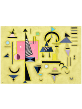 Kandinsky Decisive Pink - Art Print